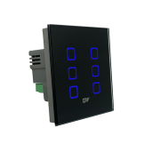 کلید شش پل لمسی ریموتی گلدور/LENA